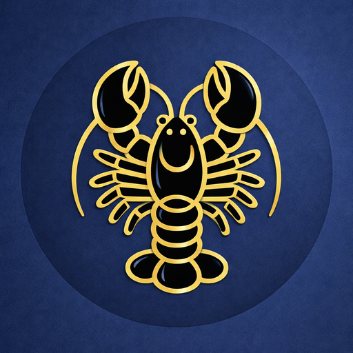 Black Lobster Gallery lobster emblem